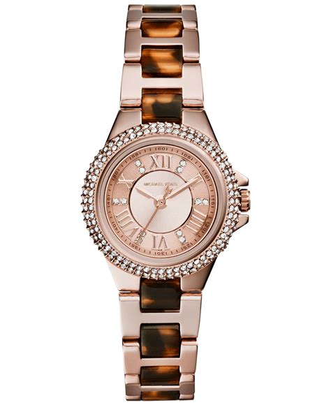 michael kors watches tortoise and horn|Michael Kors petite lock bracelet.